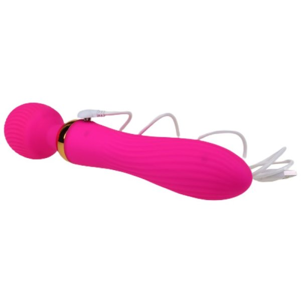 (image for) Magnetic Charging Double Head Wand Vibrator