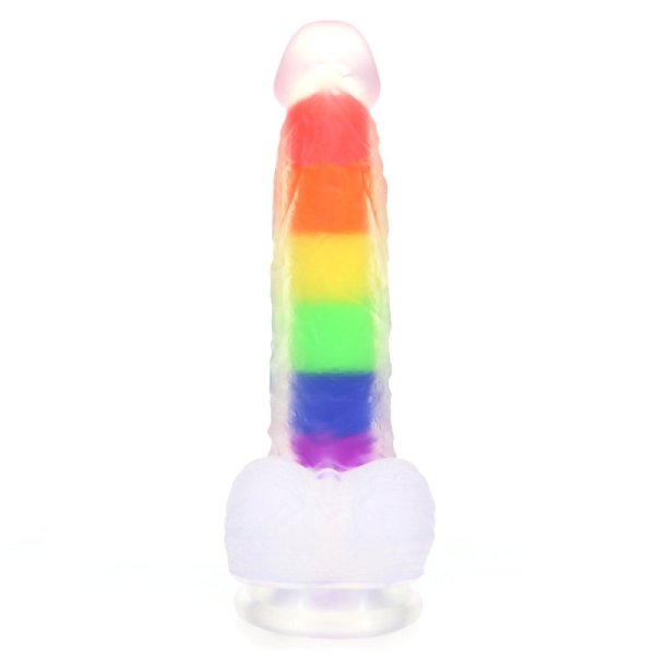 (image for) Double Layer Rainbow Dildo 7.4 inch