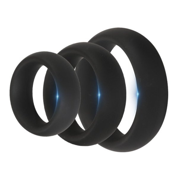 (image for) Thick 3 C-Ring Set - Stretchy Silicone