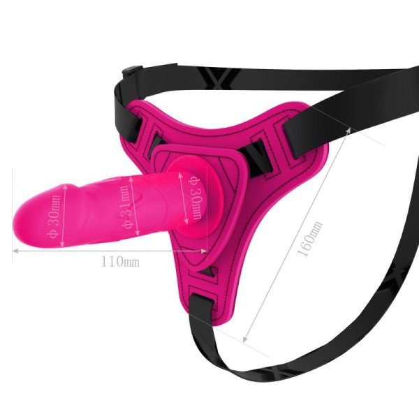 (image for) Silicone Strap-on Lesbian Dildo