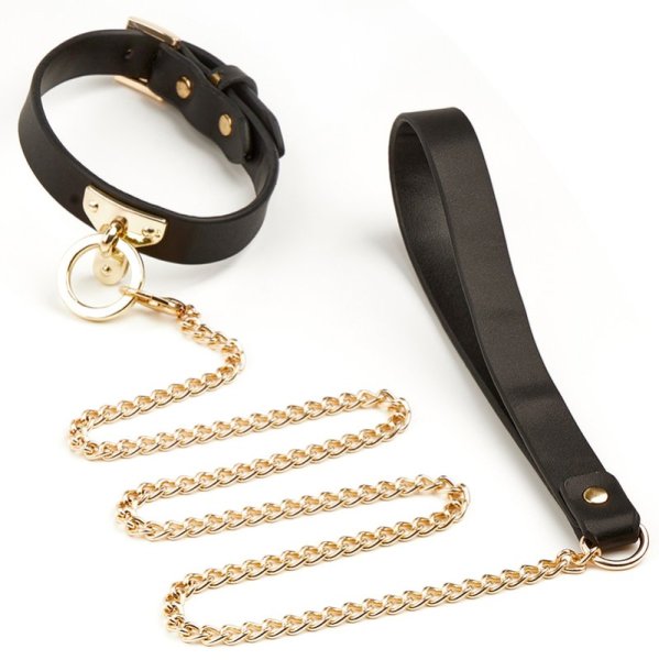 (image for) Exquisite Leather Big O Ring Collar