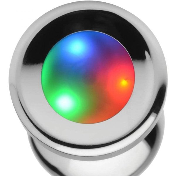 (image for) Colorful Light Stainless Steel Butt Plug