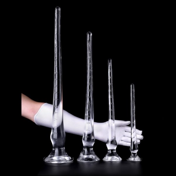 (image for) Jelly Clear Color Long Butt Plug