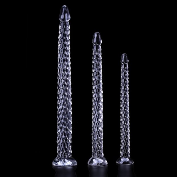 (image for) Jelly Clear Color Long Anal Dildo