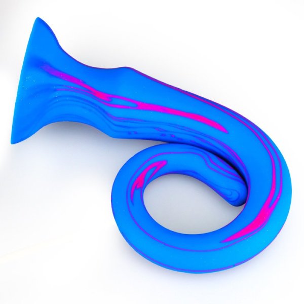 (image for) Long Tail Multi Color Butt Plug