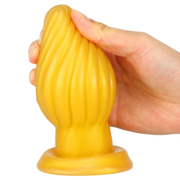 (image for) Spiral Silicone Butt Plug