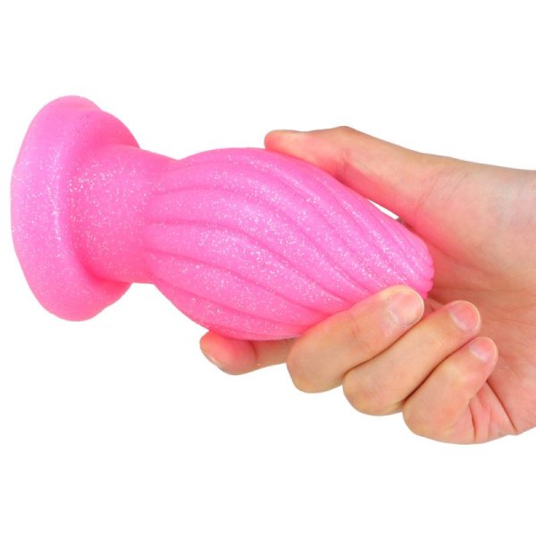 (image for) Spiral Silicone Butt Plug