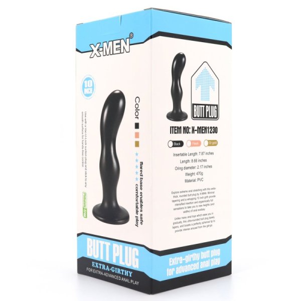 (image for) PVC Extra-girthy 9.0 inch Prostate Plug