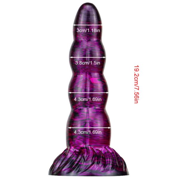 (image for) Mixed Color Scorpion Anal Beads