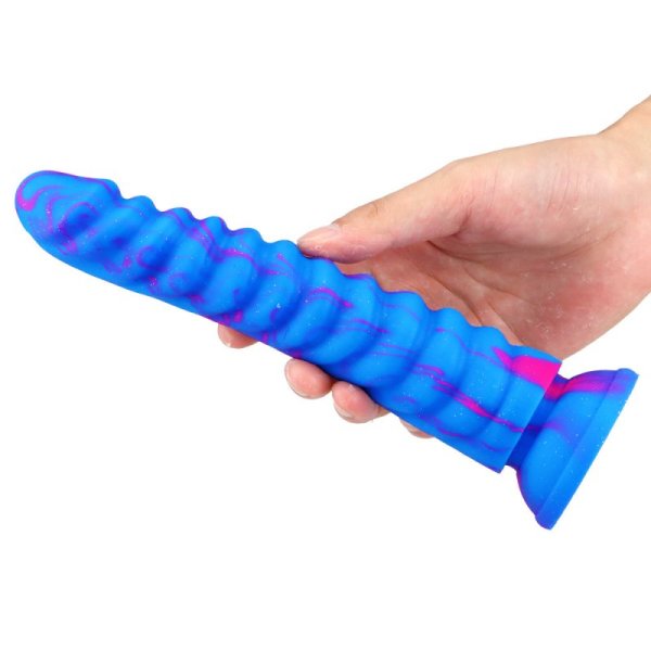 (image for) Realistic Colorful Silicone Dildo - Squama