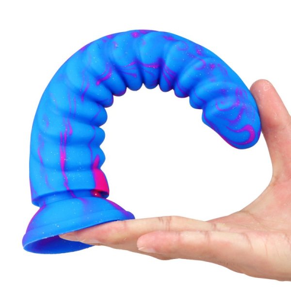 (image for) Realistic Colorful Silicone Dildo - Squama