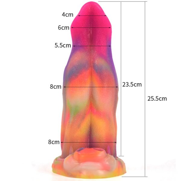 (image for) Luminous Silicone Dildo -Tongue