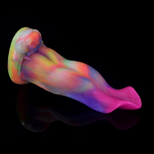 (image for) Luminous Silicone Dildo -Tongue