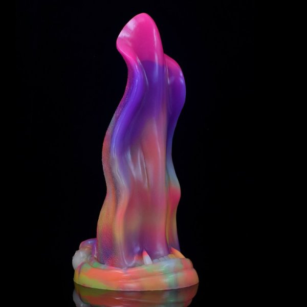 (image for) Luminous Silicone Dildo -Tongue