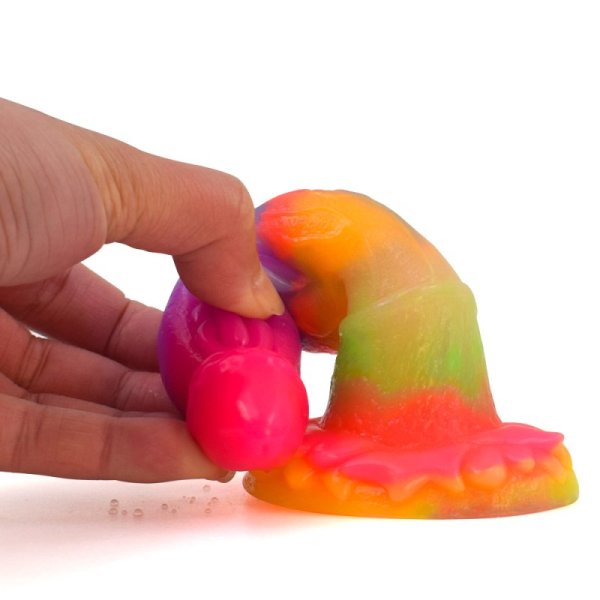 (image for) Luminous Silicone Dildo -Animal