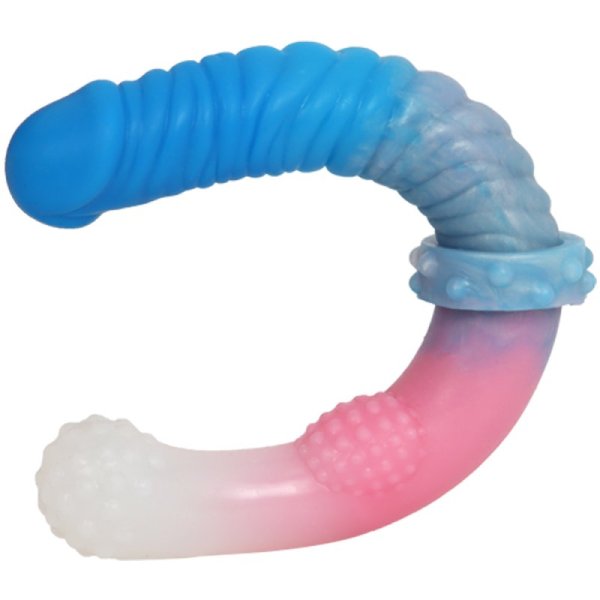 (image for) Double Color Dual Ended Dildo - 01