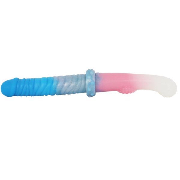 (image for) Double Color Dual Ended Dildo - 01