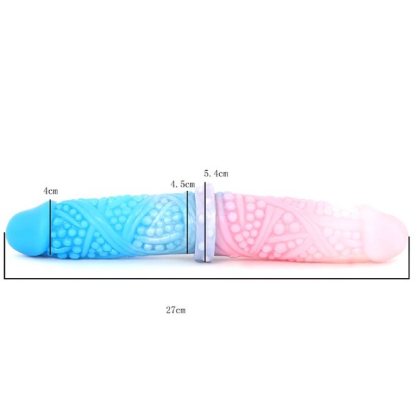 (image for) Double Color Dual Ended Dildo - 04