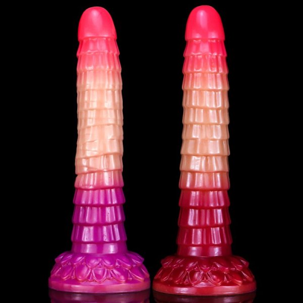 (image for) Gradient Color Animal Dildos - 07