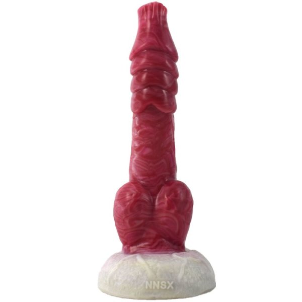 (image for) White Base Hellfire Silica Gel Dildo - 07