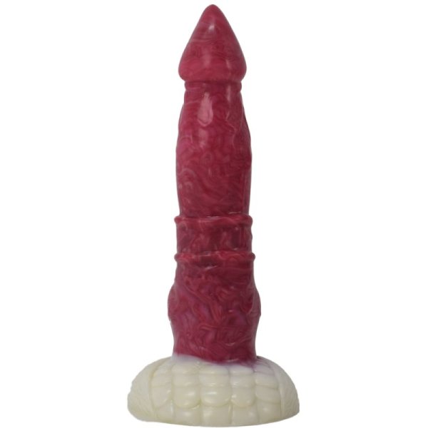 (image for) White Base Hellfire Silica Gel Dildo - 11