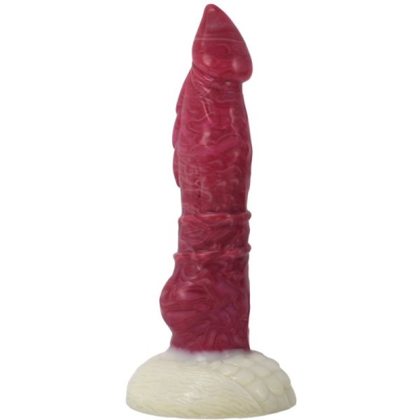 (image for) White Base Hellfire Silica Gel Dildo - 11