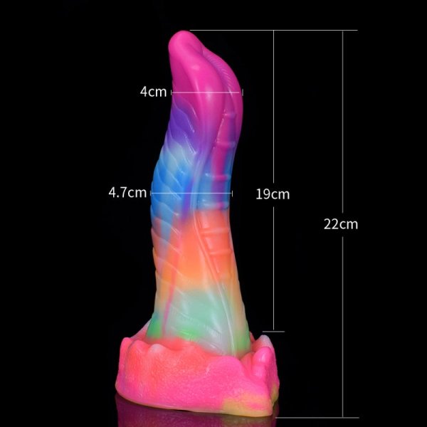 (image for) Luminous Silicone Dildo - 18