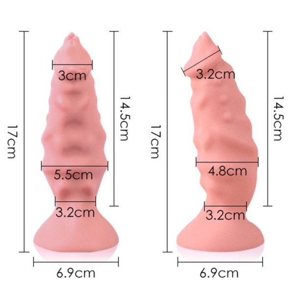 (image for) Coral Silicone Anal Dildo
