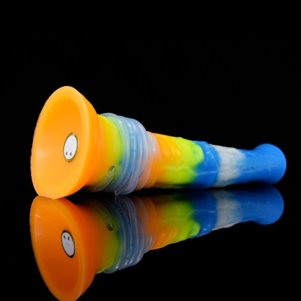 (image for) Triple Function Squirting Luminous Dildo - 01