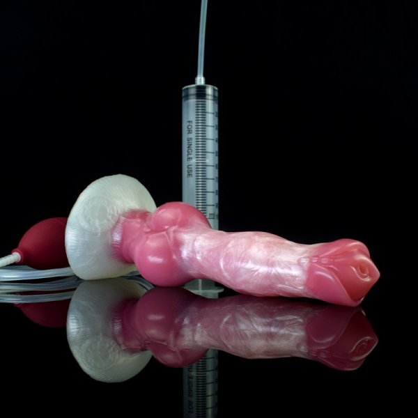 (image for) Wolf Cock Squirting Dong - Pinklady