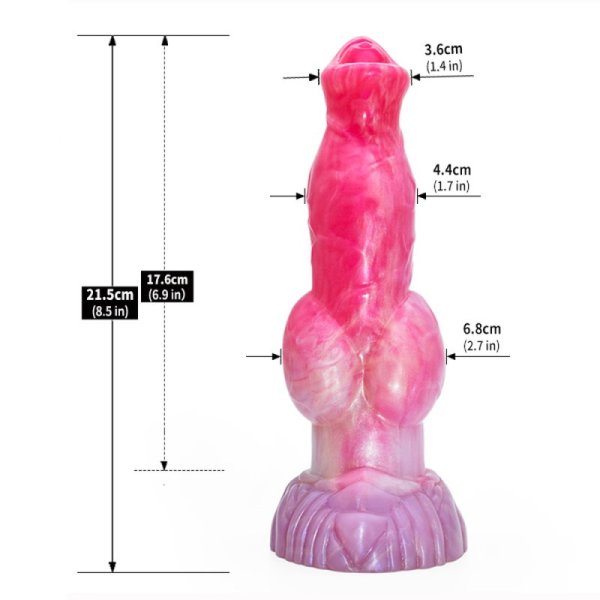 (image for) Peachy Colorful Realistic Dildo- 06