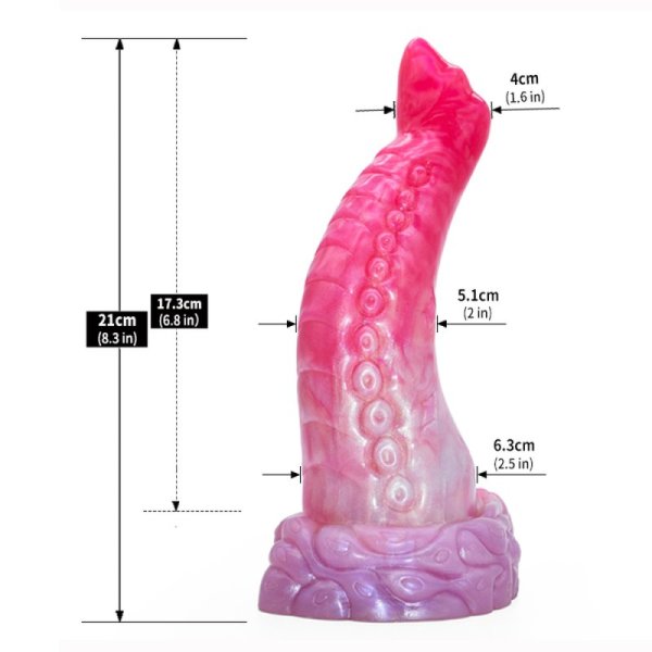 (image for) Peachy Colorful Realistic Dildo- 08