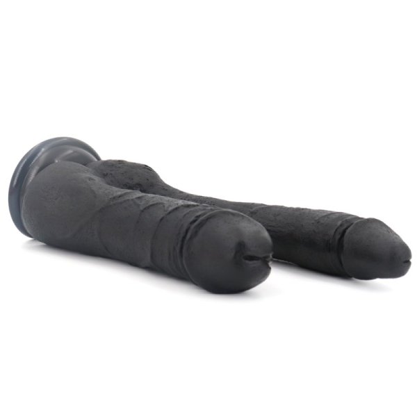 (image for) PVC Large 9.4 inch Double Cock
