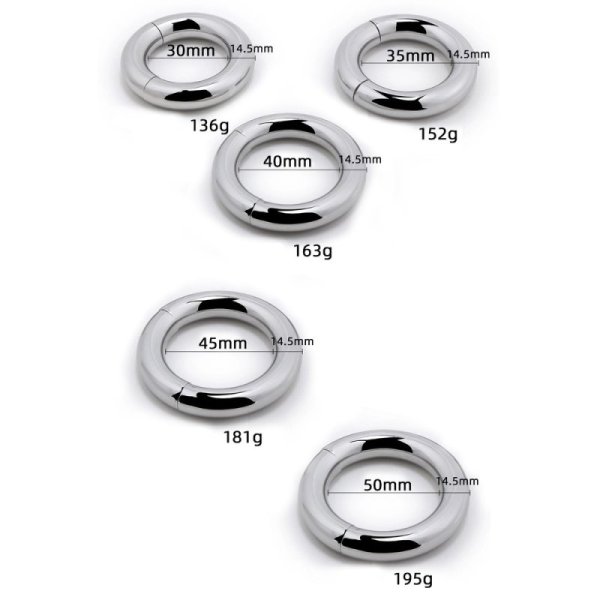 (image for) Magnetize Stainless Steel Magnetic Cock Ring