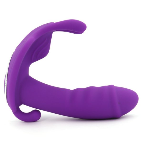 (image for) Butterfly Strap-on vibrator - Wireless