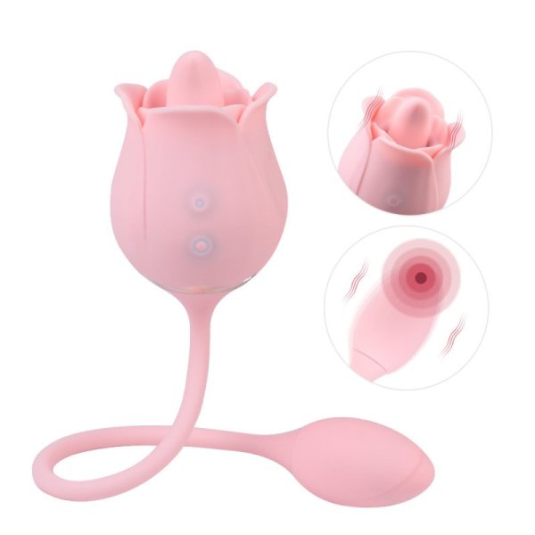 (image for) Twin Blossoms Licking Vibrator
