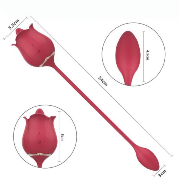 (image for) Twin Blossoms Licking Vibrator