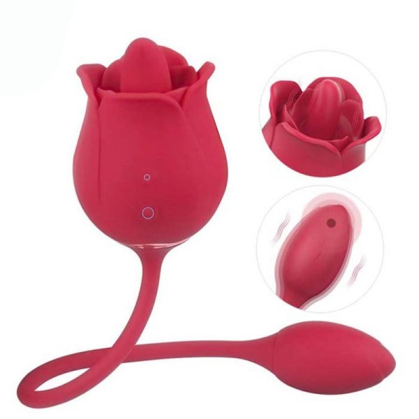 (image for) Twin Blossoms Licking Vibrator