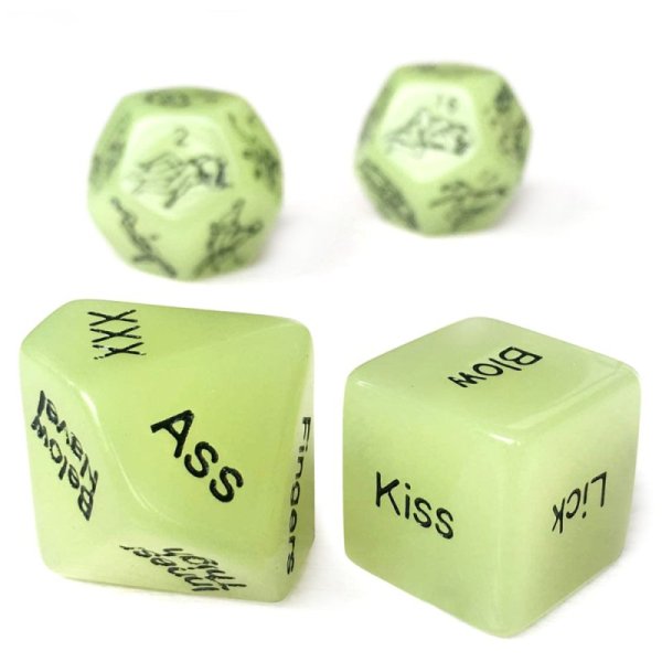 (image for) 4Pcs Luminous Sexy Dice
