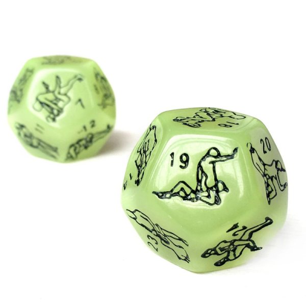(image for) 4Pcs Luminous Sexy Dice