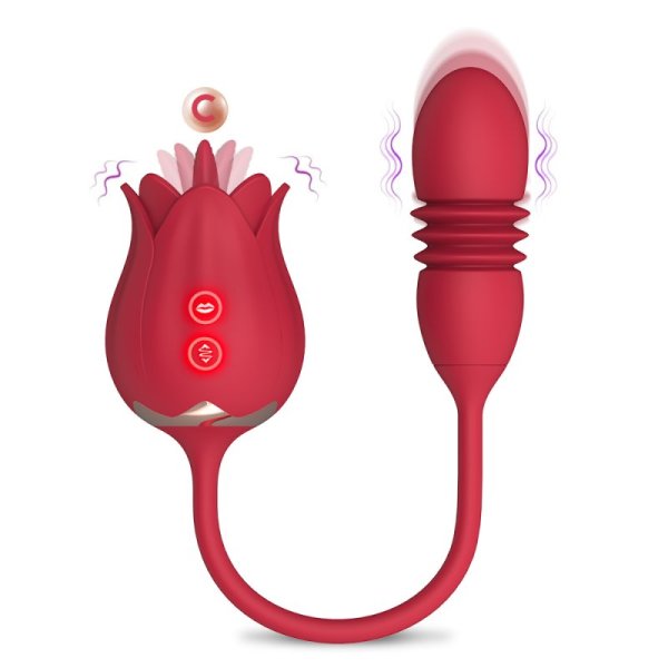 (image for) Tongue Licking With Thrusting Bullet