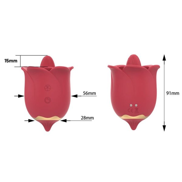 (image for) Flowers Tongue Licking Vibrator