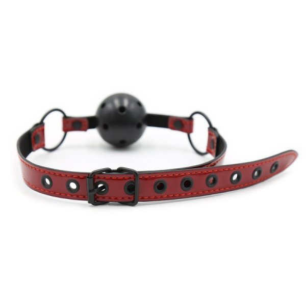 (image for) Bright Skin Leather Breatheable Ball Gag
