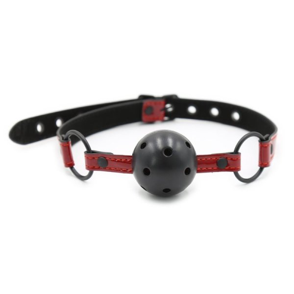 (image for) Bright Skin Leather Breatheable Ball Gag