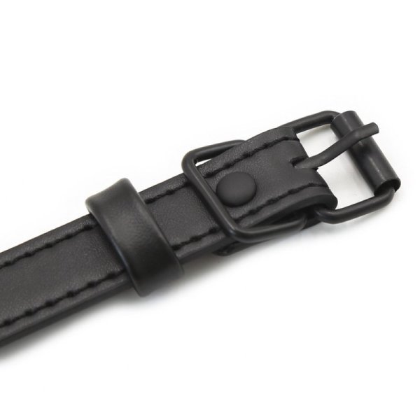 (image for) High Grade Leather Steel Ring Gag