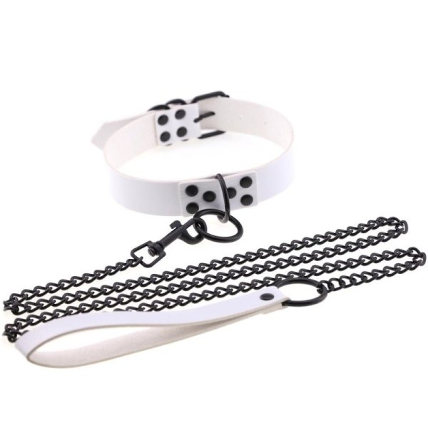 (image for) Colorful O Ring Punk Collars With Lead