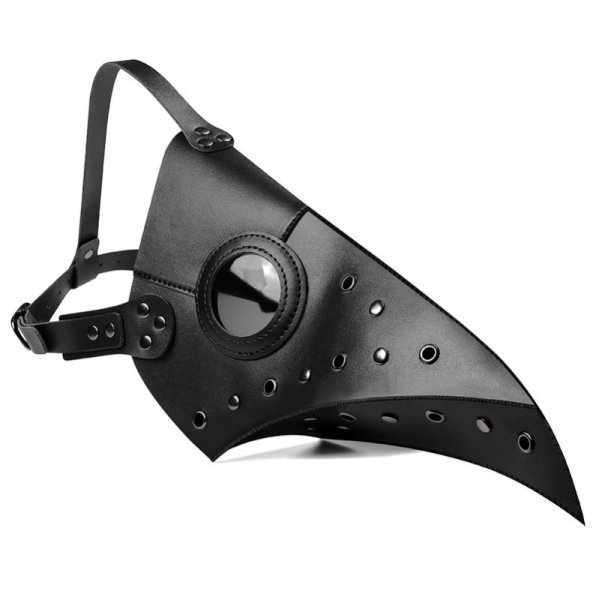 (image for) Steampunk Plague Doctor Cutout Beak Mask