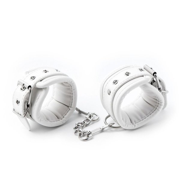 (image for) Soft Leather Elastic Sponge Cuffs - Pin