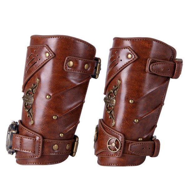 (image for) Steampunk Retro Knight Leather Arm Cuff