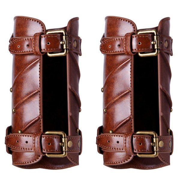 (image for) Steampunk Retro Knight Leather Arm Cuff